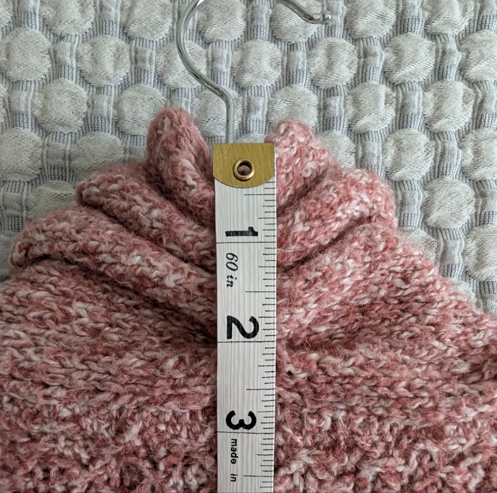 Angel Of The North Marled Pink Open Cardigan - Picture 10 of 14